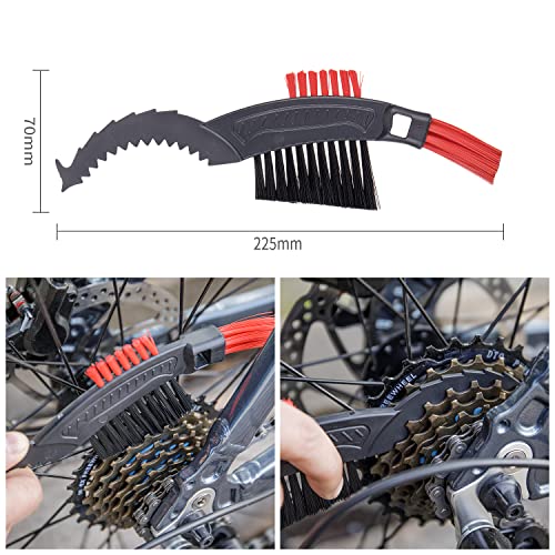 CXWXC Bike Cleaning Kit Including Bicycle Chain Scrubber, Bike Cleaner Brush Tool, Bicycle Chain Cleaning Agent,Chain Lube - Image 4