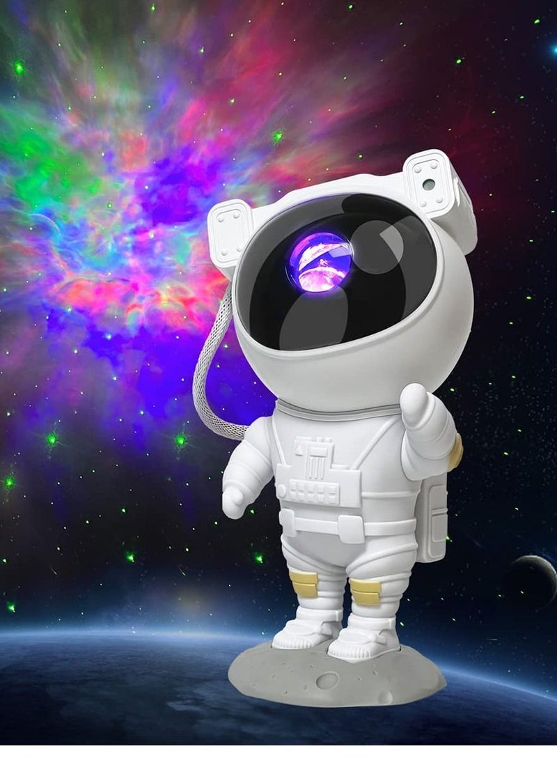 Space Buddy Projector, Astronaut Light Projector, Star Galaxy Night Lights, Nebula Galaxy with Timer and Remote, Kids Gaming Room Bedroom Decor, Christmas, Great Gift for Kids - Image 1