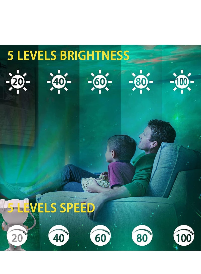 Space Buddy Projector, Astronaut Light Projector, Star Galaxy Night Lights, Nebula Galaxy with Timer and Remote, Kids Gaming Room Bedroom Decor, Christmas, Great Gift for Kids - Image 5