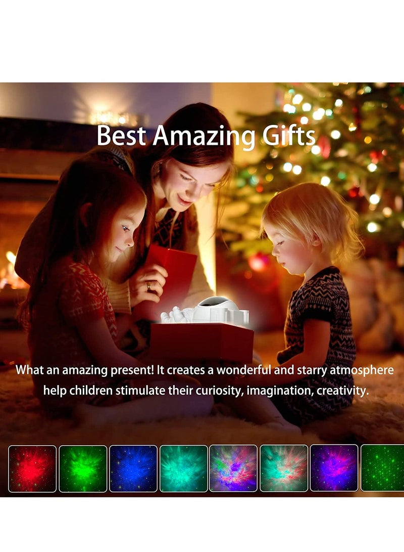Space Buddy Projector, Astronaut Light Projector, Star Galaxy Night Lights, Nebula Galaxy with Timer and Remote, Kids Gaming Room Bedroom Decor, Christmas, Great Gift for Kids - Image 2