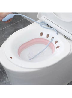 Bloch A bathroom sink equipped with a bidet above the toilet to avoid squatting and relieve pain for hemorrhoid patients, pregnant women and the postpartum period, 39*12 cm  - Image 1