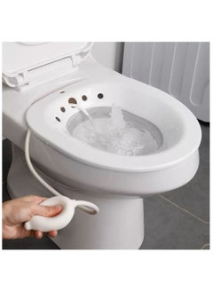 Bloch A bathroom sink equipped with a bidet above the toilet to avoid squatting and relieve pain for hemorrhoid patients, pregnant women and the postpartum period, 39*12 cm  - Image 4