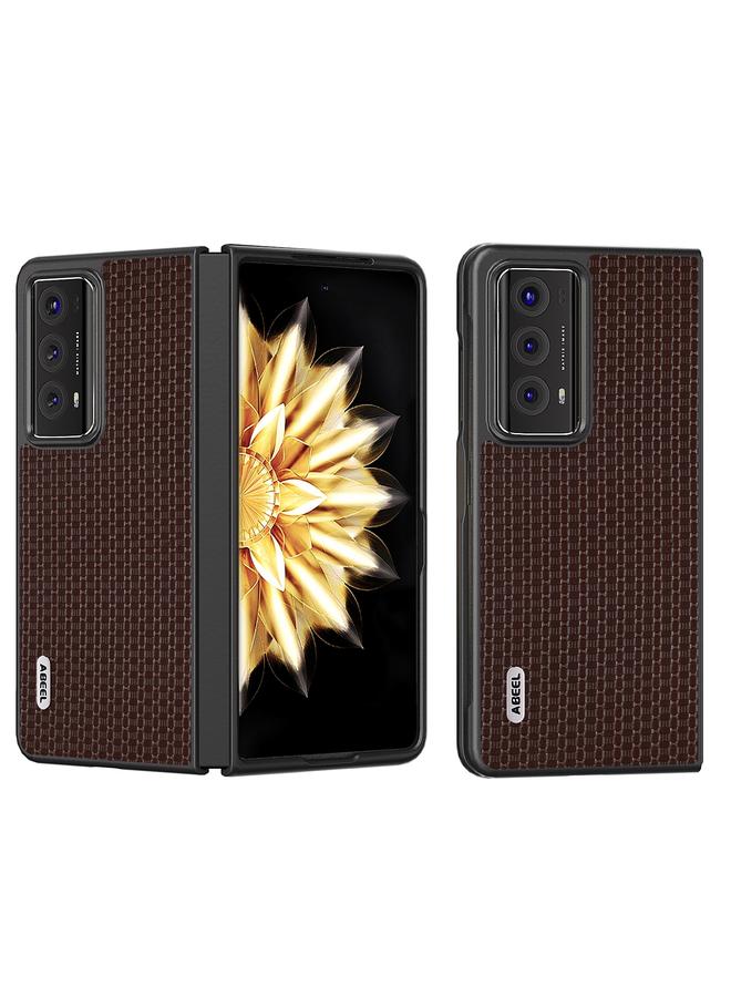 اس-توب جراب هاتف Honor Magic V2 من ABEEL مصنوع من الجلد الأصلي الفاخر - Image 1