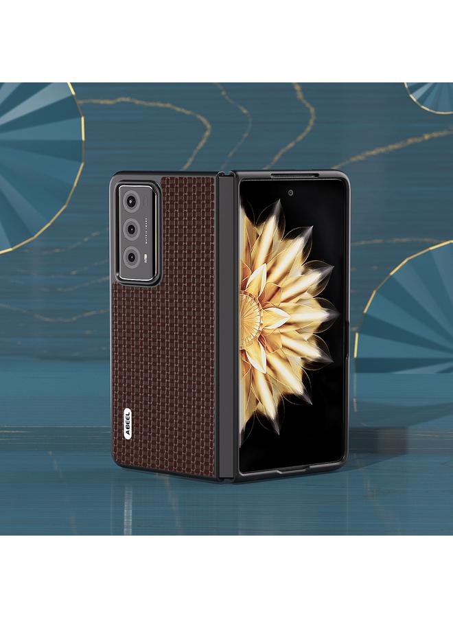 اس-توب جراب هاتف Honor Magic V2 من ABEEL مصنوع من الجلد الأصلي الفاخر - Image 2