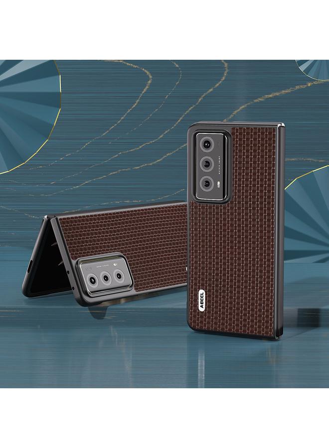 اس-توب جراب هاتف Honor Magic V2 من ABEEL مصنوع من الجلد الأصلي الفاخر - Image 4