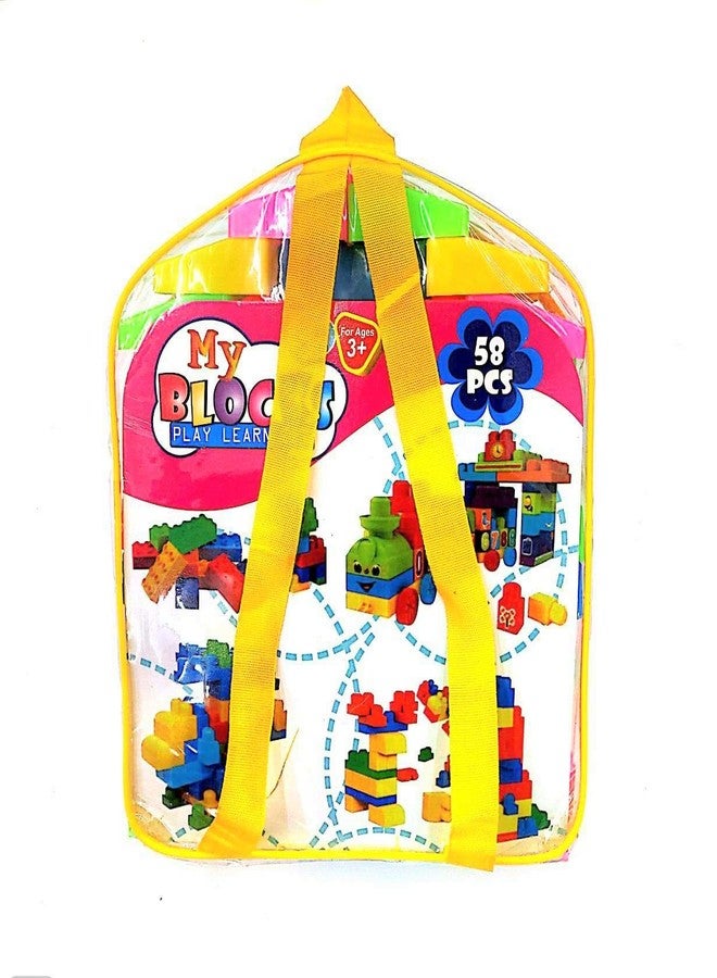 Negi Amazing Building Block for Kids, 58 Pcs Bag Packing (Multicolour) - Image 2