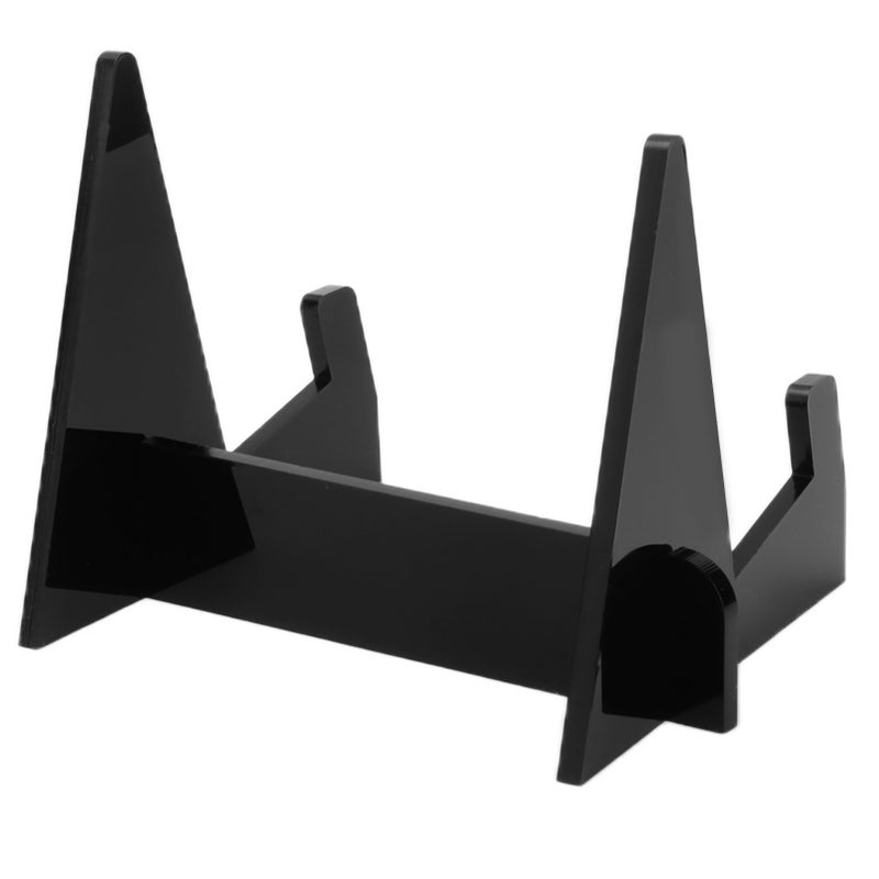 Acrylic Book Display Stand Book Holder Bookrack Bookshelf Office Bookcase for Kitchen HomeBlack - Image 3
