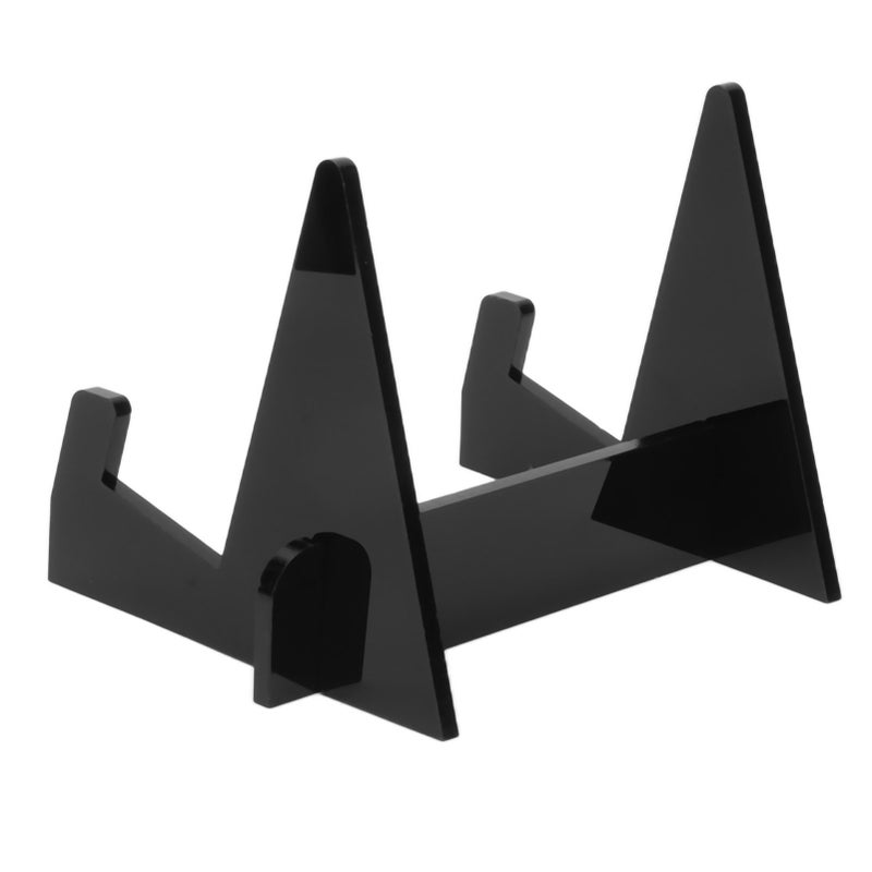 Acrylic Book Display Stand Book Holder Bookrack Bookshelf Office Bookcase for Kitchen HomeBlack - Image 5