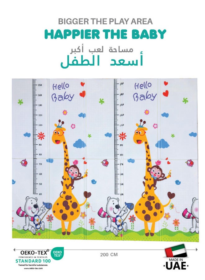 Cotton Home Baby Crawling Mat 200x180CM Large Reversible Waterproof, Non-Slip Play Mat with Animals Design - Image 5