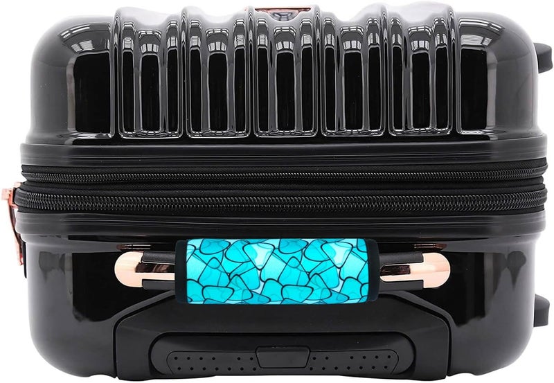 Careteilly Neoprene Luggage Handle Wrap Fluorescent Colors Luggage Identifiers/Tags/Marker (Graffti) - Image 4