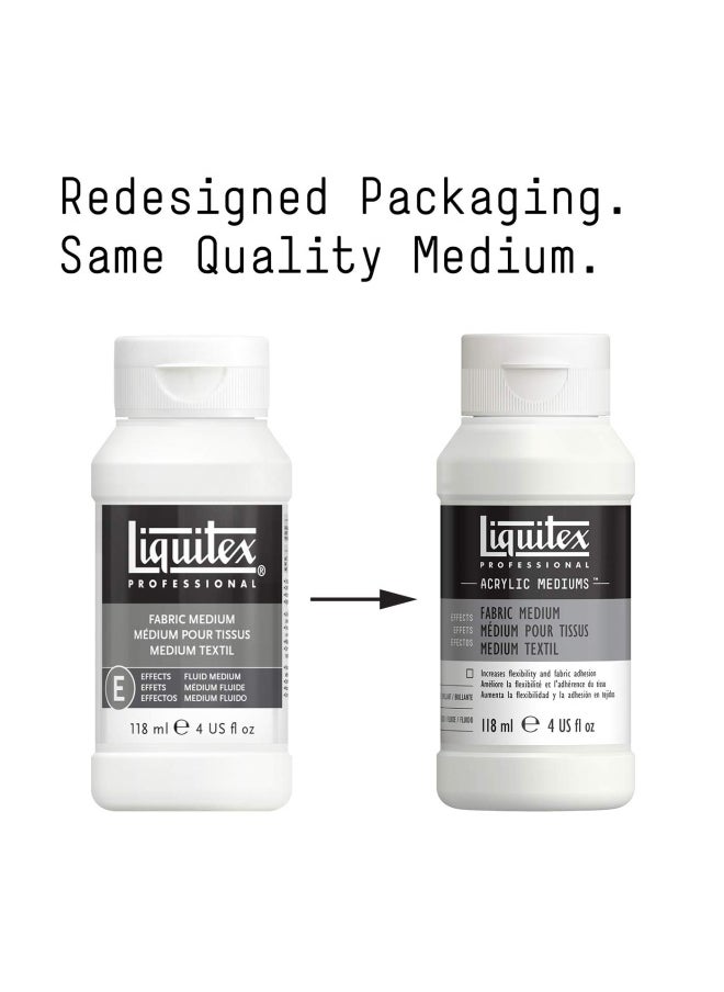 Liquitex Liquitex Professional Effects Medium  4 Fl Oz  Pack Of 1   Fabric Medium  - Image 2
