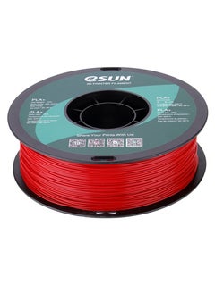 eSUN Esun 3D Printer Filament PLA+ 1.75 mm Dimensional Accuracy +/- 0.05 mm 1 Kg (2.2 lbs) Spool 3D Printing Material for 3D Printers – Fire Engine Red  - Image 3