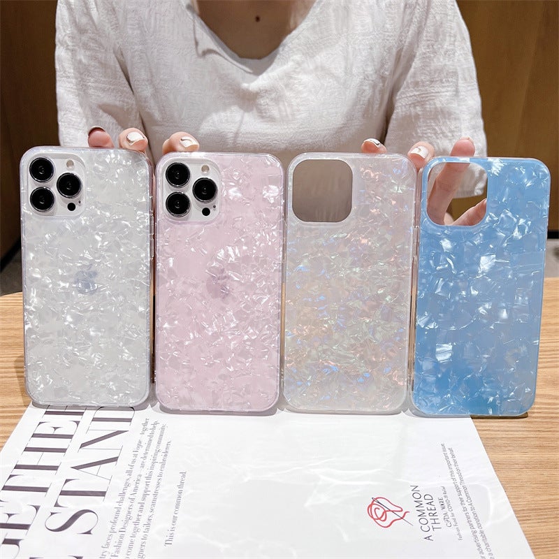 Dream Fairy Shell Design Silicone Phone Case for iPhone - Image 1