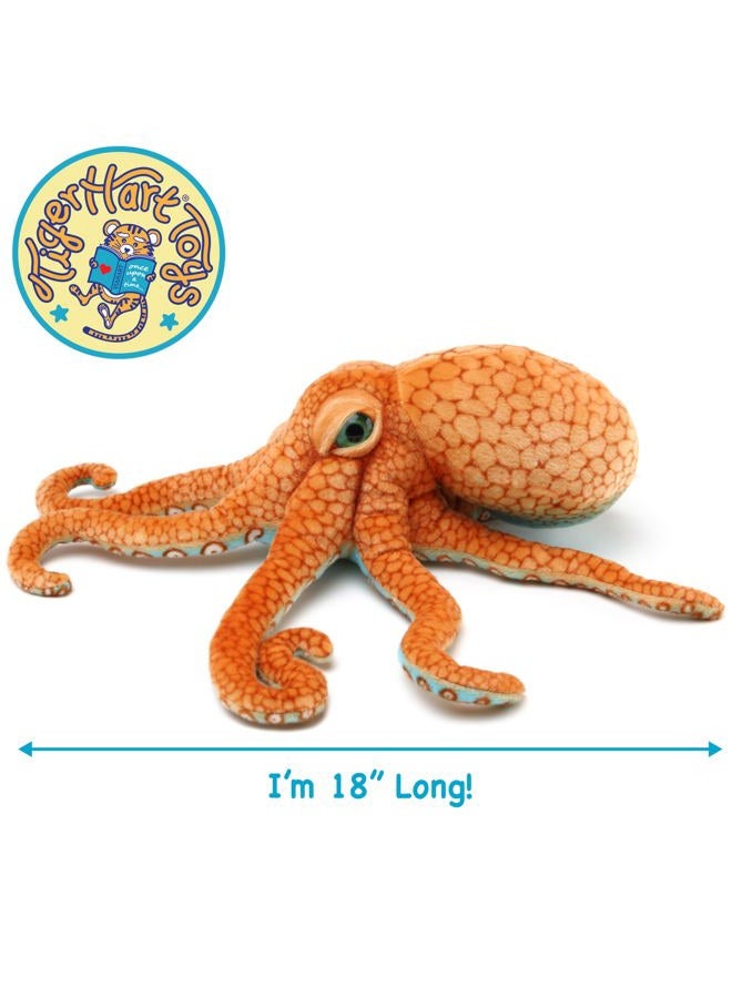 TigerHart VIAHART Olympus The Octopus | 18 Inch Stuffed Animal Plush | by Tiger Tale Toys - Image 2