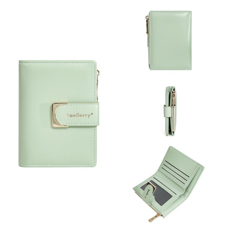 New Women''s Short Wallet baellerry Niche Zipper Two-fold Coin Purse Fashion Ins Card Bag for Women - Image 1