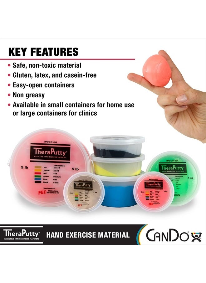 Cando TheraPutty Hand Exercise - 6 Pieces  - Image 5