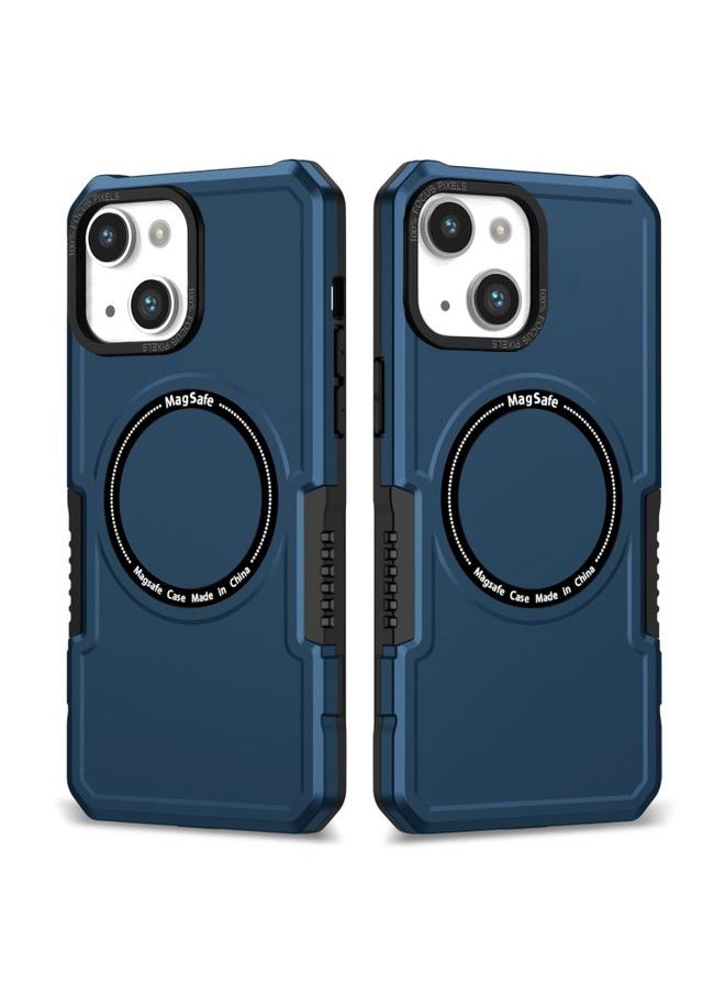 Generic Case Cover For iPhone 13 MagSafe Shockproof Armor Phone Case Dark Blue 