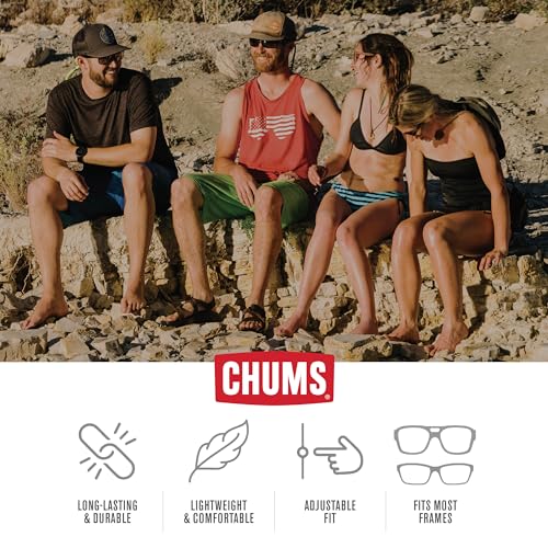 Chums 3 MM Universal Fit Retainer - Patented Tips Work with Most Eyewear - Unisex Sunglasses & Glasses Keeper - Adjustable Fit, Nylon Rope & Made in USA (3 MM, Black),One Size,12103100 - Image 4