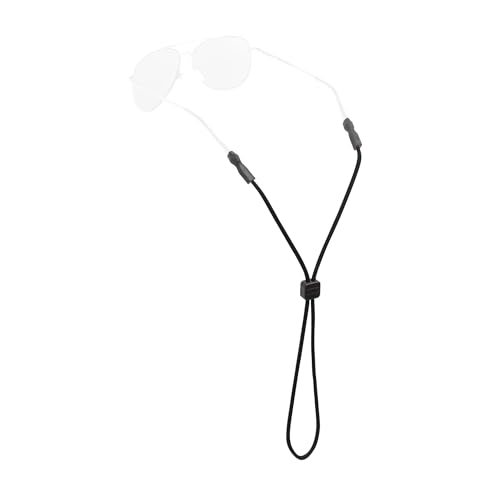 Chums 3 MM Universal Fit Retainer - Patented Tips Work with Most Eyewear - Unisex Sunglasses & Glasses Keeper - Adjustable Fit, Nylon Rope & Made in USA (3 MM, Black),One Size,12103100 - Image 1