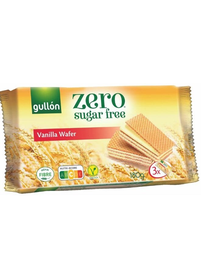 Gullon Sugar-Free Vanilla Wafer 180g  - Image 1