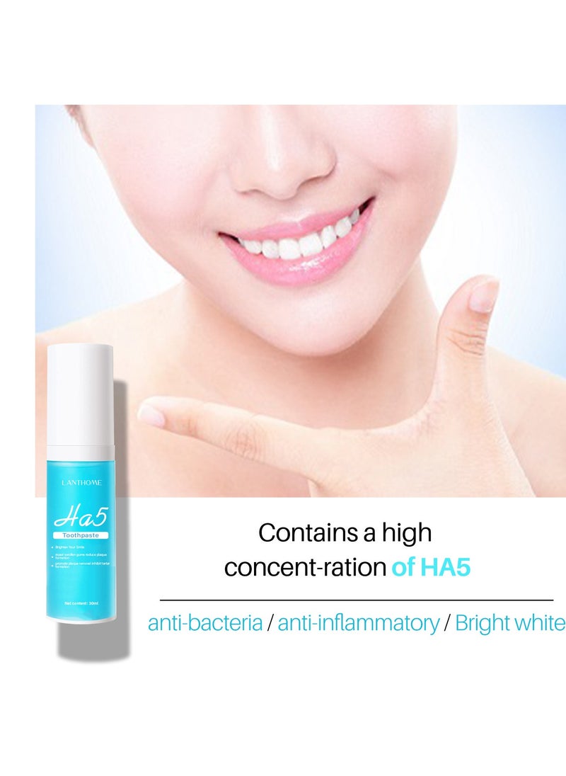 Lanthome hyaluronic acid HA5 repair toothpaste improves tooth brightness and repairs gums  - Image 4