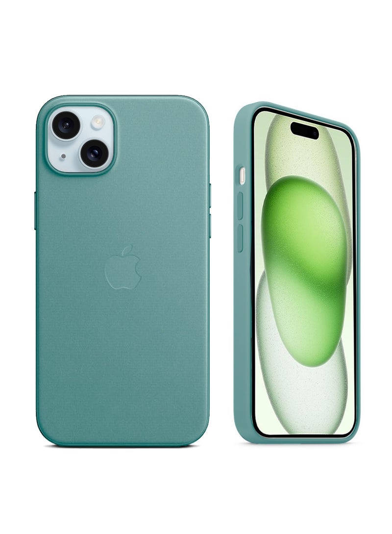 Wtech Soft Liquid Silicone Case Cover With MagSafe For Apple iPhone 15 Plus 2023 Sea Green - Image 1