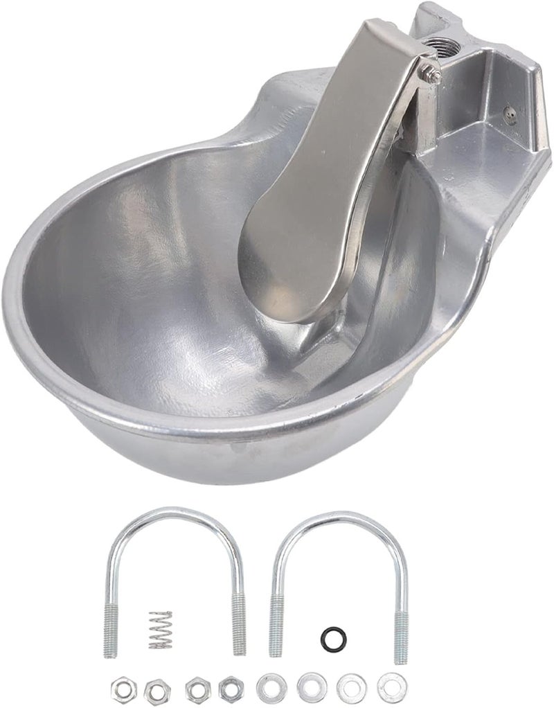 Automatic Livestock Drinking Bowl, Aluminum Alloy Thickened Animal Water Trough, Durable Cattle Drinking Fountain with Constant Flow for Dogs Sheep Goats Horses Cows - Image 1