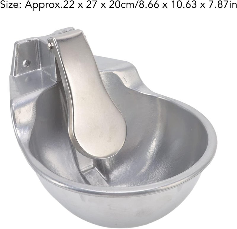 Automatic Livestock Drinking Bowl, Aluminum Alloy Thickened Animal Water Trough, Durable Cattle Drinking Fountain with Constant Flow for Dogs Sheep Goats Horses Cows - Image 4
