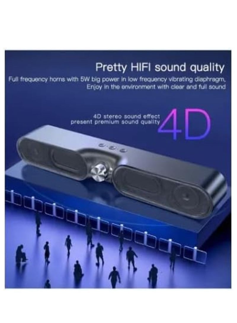 YESIDO YSW05 Rechargeable Stereo Bass Bluetooth 5.0 Speaker Music Player Subwoofer Support TF U-Disk. - Image 4