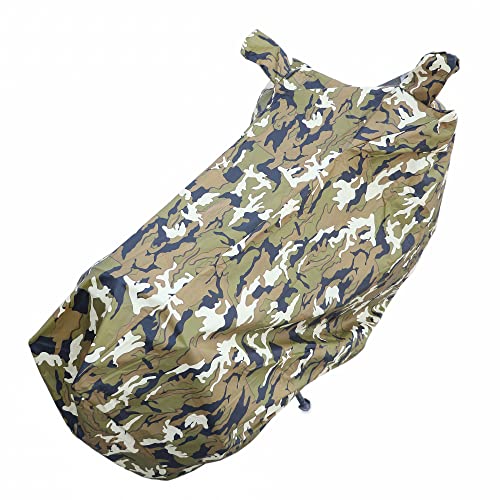 Autofact Universal Waterproof Bike Cover Compatible with All Bike Models Upto Length 2040 mm | Mirror Pockets | Windproof Design | Full Length Body Cover| UV Protection |Jungle Green Color - Image 3