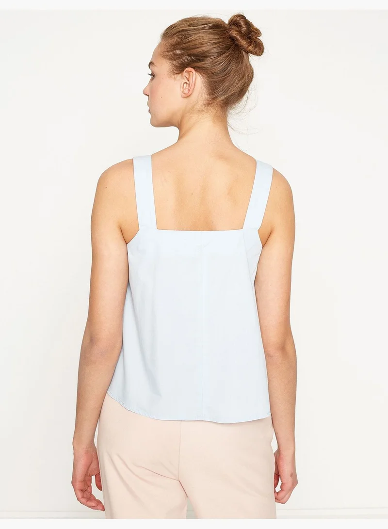 KOTON Saphagetti Strap Blouse
