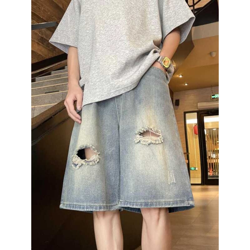 Unisex Classic Denim Jeans Loose Fit Daily Outdoor Wear - Image 5