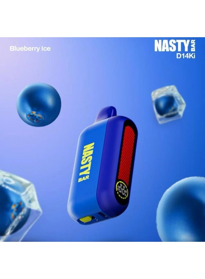 ناستي توت أزرق آيس 14000 سحبة 5 مج - Image 1