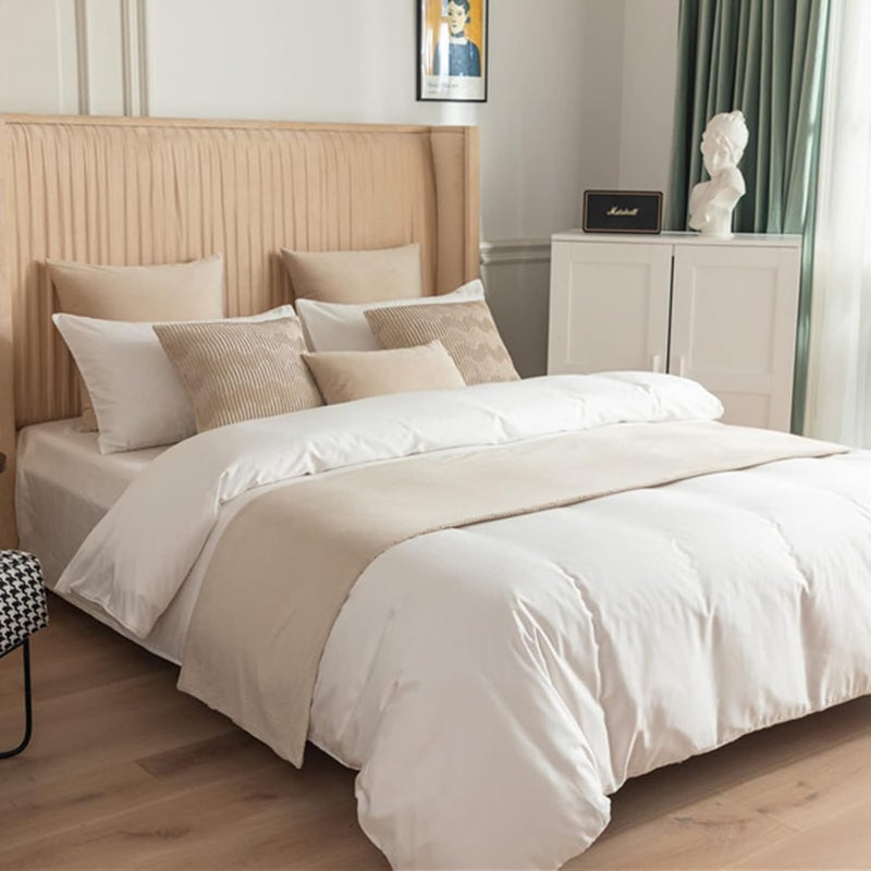oiakus Solid Color Bed Scarf, Velvet Bed Runner, Modern Wave Pattern Bed Flag, Bed Scarf Runner Bedding Scarves Hotel Bedroom Reversible Double Use Bedding Bed Towel - Image 2