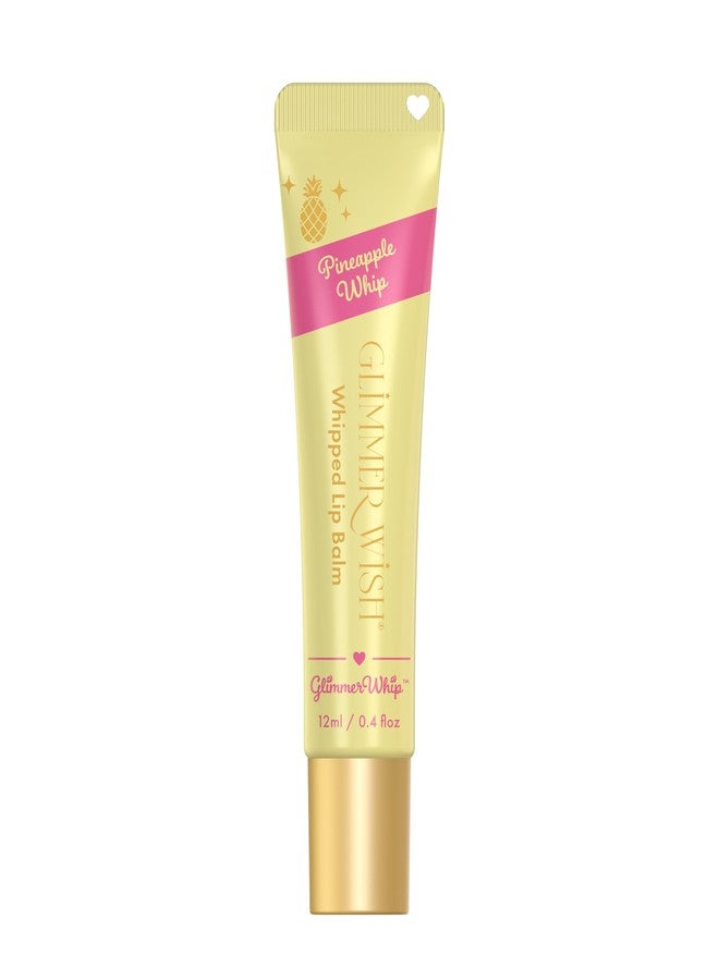 Glimmer Wish Glimmer Whip Hydrating Lip Balm, Whipped Lip Butter Treatment with Organic Nourishing Oils and Butters, Vegan and Cruelty Free Lip Moisturizer for Soft Lips (Pineapple Whip - Image 1