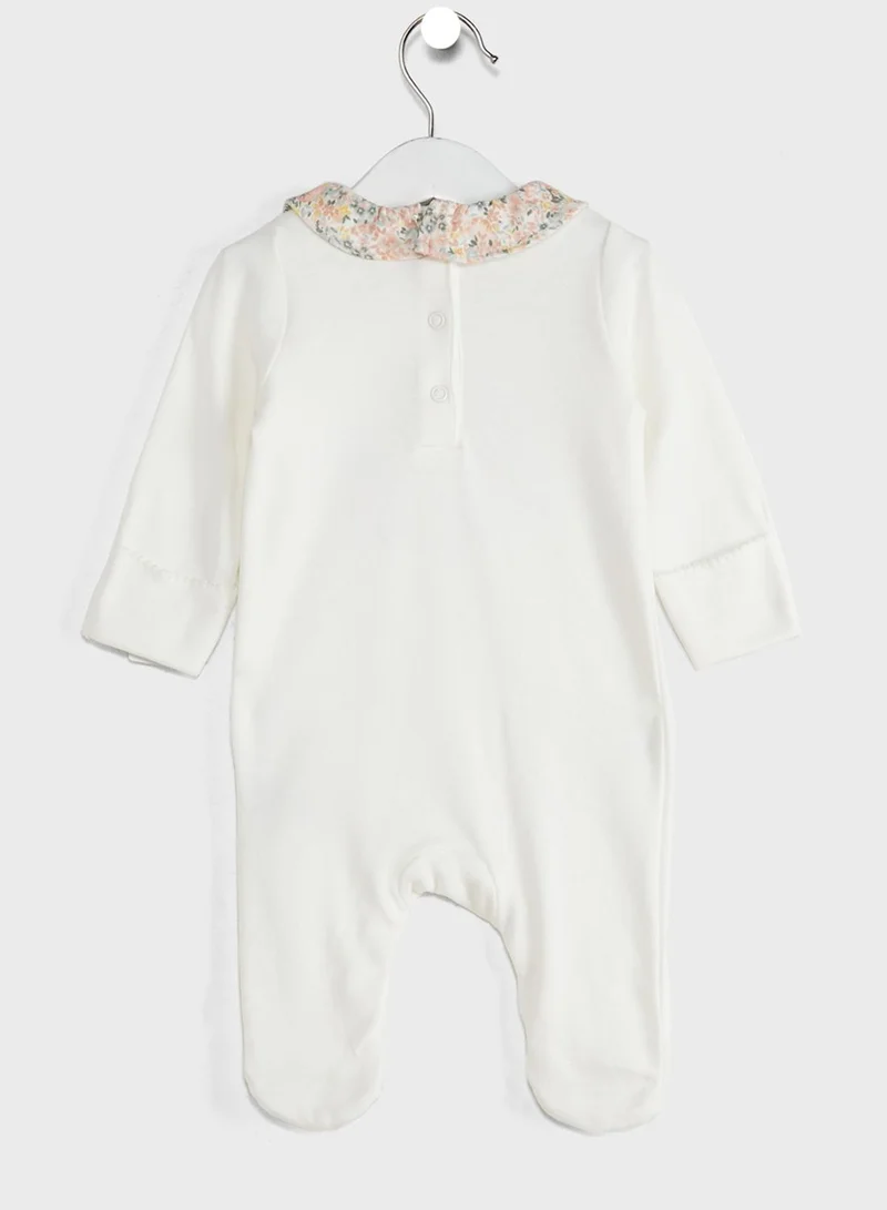 mothercare Infant Floral Print Romper