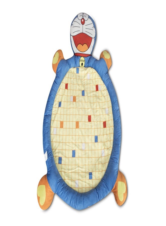Kaashnic Play Mat Anti Skid Mat Baby Carpet Baby Gym and Crawl Mat,Size- 150x80CM,Color- Blue & Yellow - Image 1