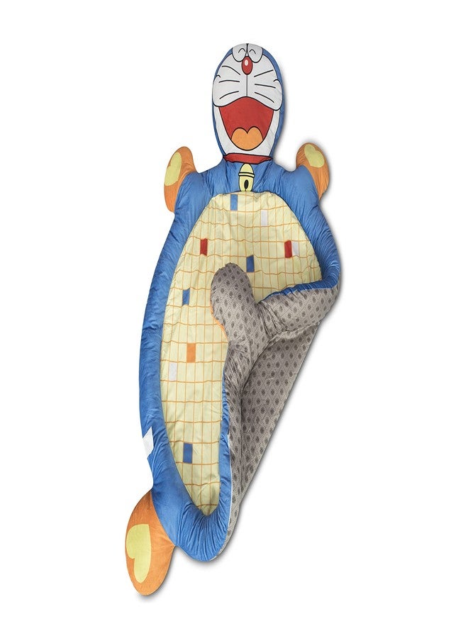 Kaashnic Play Mat Anti Skid Mat Baby Carpet Baby Gym and Crawl Mat,Size- 150x80CM,Color- Blue & Yellow - Image 4