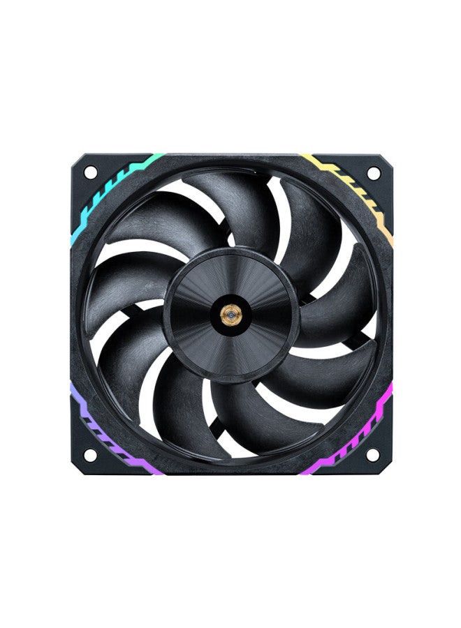 Valkyrie S12 Max Vk Fdb Bearing Second Dynamic Balance 3300rpm Three-speed Adjustment 12cm Lcp Performance Fan 4pin Pwm Argb - Image 2