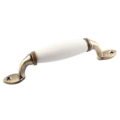 Indian-Shelf Small Door Handle - Ceramic Drawer Handle - White Window Pulls -1 Piece 6.5 inches - Image 1