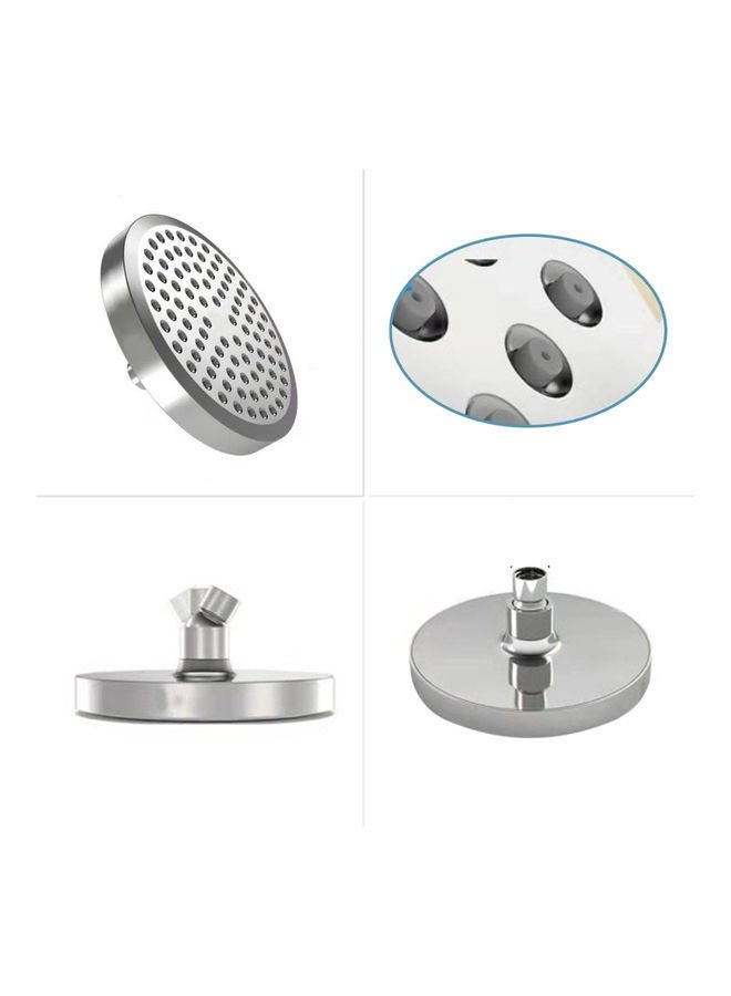 NIBEMINENT High Pressure Shower Head Silver 16.80x8.60x16.60cm - Image 4