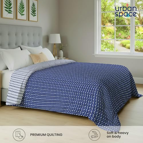 Urban Space Blanket for Double Bed, 120 GSM Microfiber 3 Layered Quilted Dohar, Soft Lightweight Reversible Printed AC Blanket Double Bed for All Season (Tokyo, 220 x 240 cm, Double Size) - Image 4
