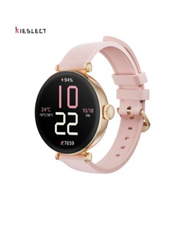 Kieslect pura Smart Watch color Gold 1.19 inch AMOLED Ultra-clear Screen. ● Stylish and streamlined frame design. ● Double strap.