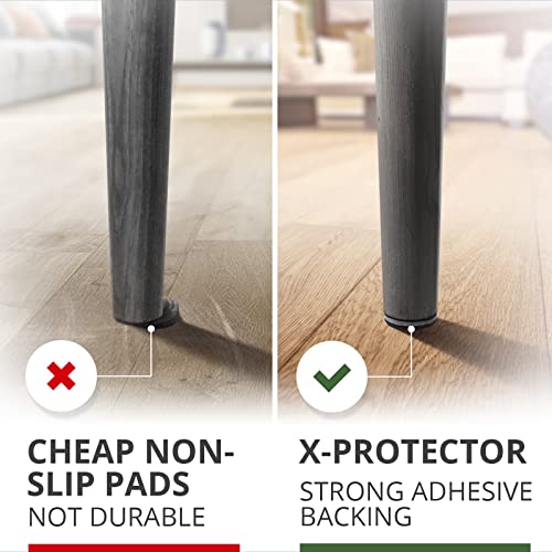 X-Protector Non Slip Furniture Pads X-PROTECTOR - 16 pcs 2" - Premium Furniture Grippers! Rubber Feet Hardwood Floor Protectors for Furniture Legs - Couch Stoppers - Keep Your Furniture in Place Forever! - Image 4