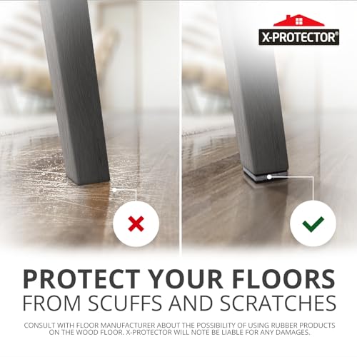 X-Protector Non Slip Furniture Pads X-PROTECTOR - 16 pcs 2" - Premium Furniture Grippers! Rubber Feet Hardwood Floor Protectors for Furniture Legs - Couch Stoppers - Keep Your Furniture in Place Forever! - Image 5