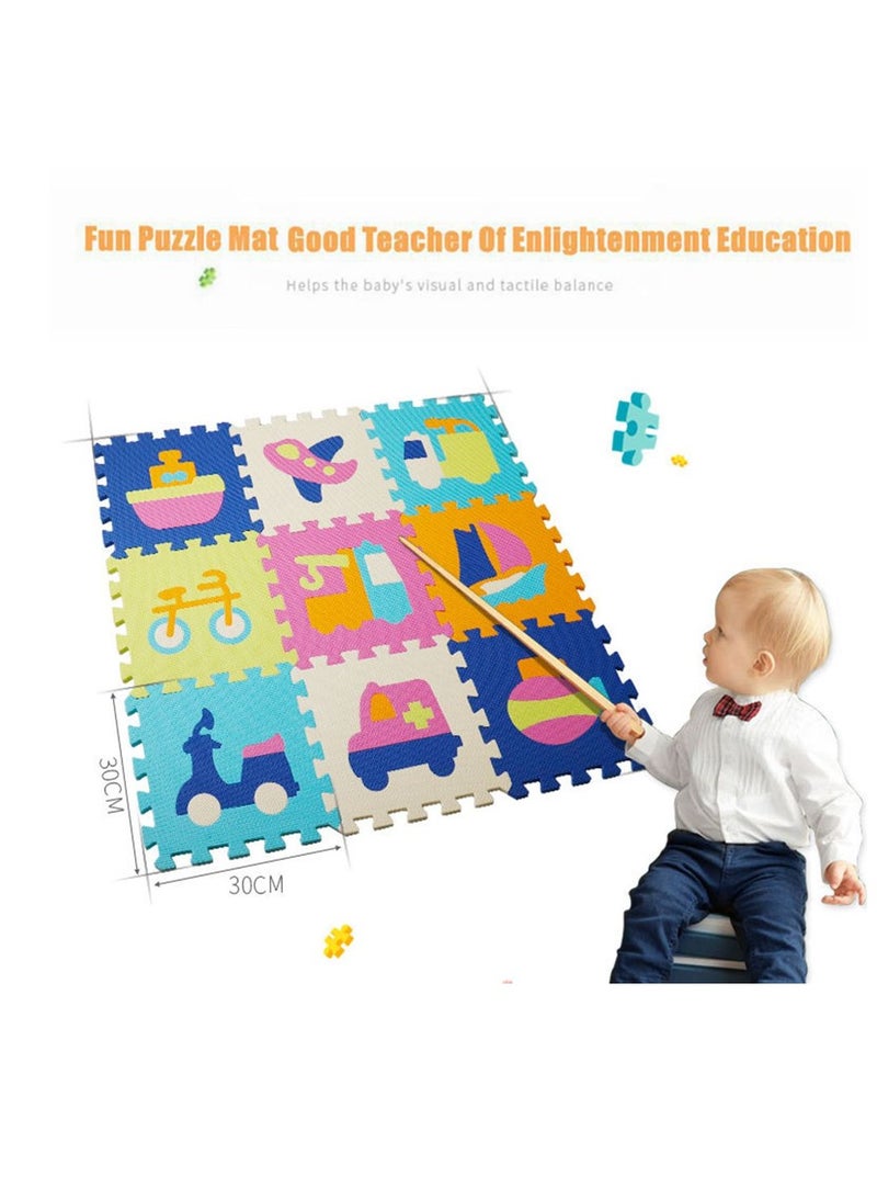 Cool Baby COOLBABY Fun Little Toys Baby Play Mat With Playpen Baby Play Mat EVA Foam Puzzle Mat Set Of 25 Waterproof Baby Crawl Mats For Home Playroom Perfect Toddler Playroom Crawl Play Mat - Image 5