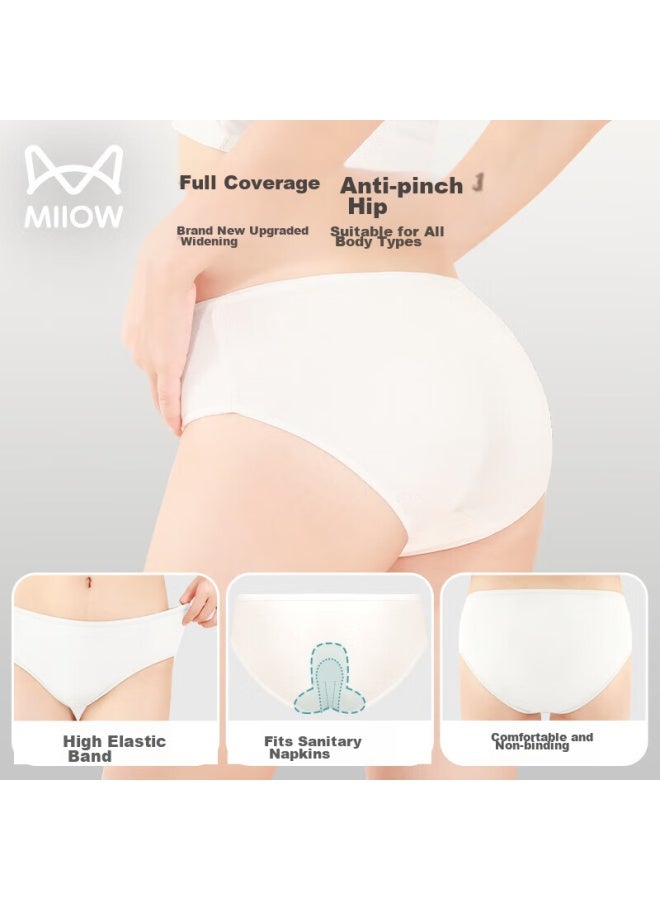 MIIOW Miiow Disposable Women's Underwear, Pure Cotton, Sterile, Antibacterial, No-wash, For Pregnant Women, Postpartum, Travel, Portable, Colorful, Large Size, Daily Disposable  - Image 3