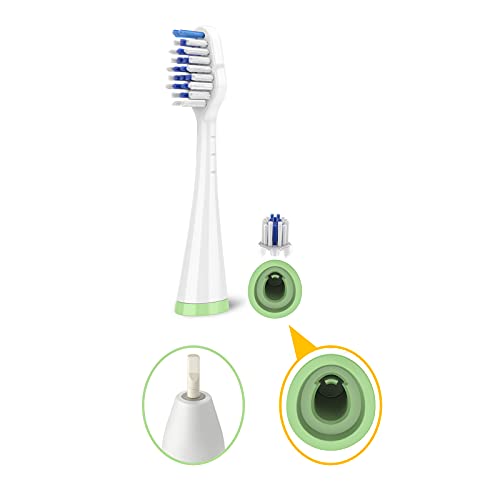 Oralphi Replacement Toothbrush Heads for Waterpik Complete Care 5.0/9.0 (CC-01/WP-861), STRB-8WW, (8-Pack, White) - Image 4