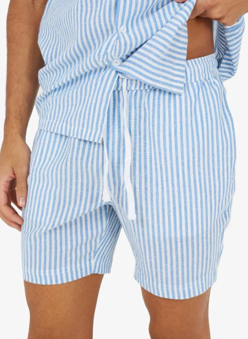 BRAVE SOUL  MENS SHORTS WITH SIDE ENTRY POCKETS. HERRINGBONE DRAWCORD TAPE WITH FOLDED AND STITCHED ENDS. PATCH POCKET TO BACK. for Men | Best Price UAE