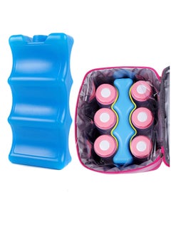 Generic Reusable Ice Packs for Coolers, 2PCS Contoured Freezer Packs for Breastmilk Bottle Storage, Lunch Box, Insulated Bags, Long Lasting Reusable Cool Packs for Beer Cans Soda, Camping Beach Picnic  - Image 3
